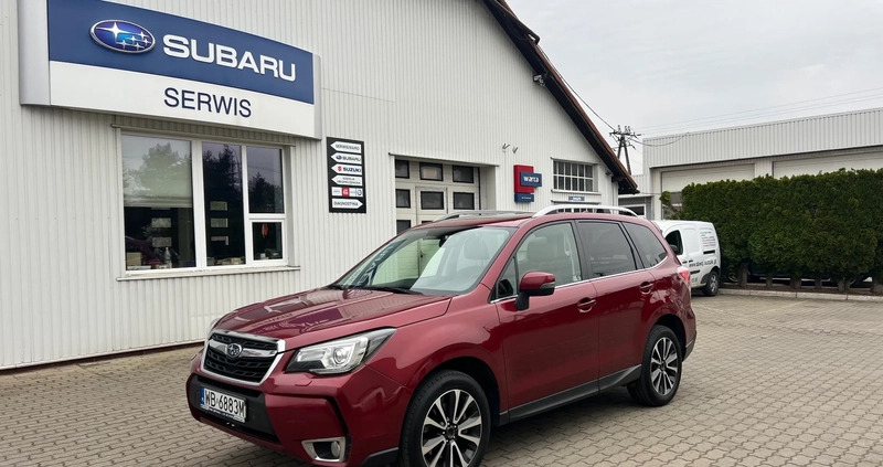 Subaru Forester cena 76500 przebieg: 215000, rok produkcji 2016 z Warszawa małe 154